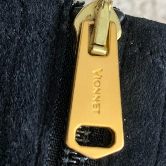 Women's VIONNET PARIS Black Suede OTK Over The Knee LACE UP Flat DESIGNER BOOTS - Picture 7 of 9